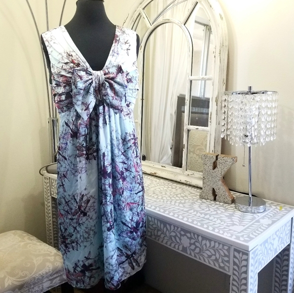 🍒EUC🍒 TED BAKER DRAGONFLY SHIFT DRESS - Picture 2 of 6